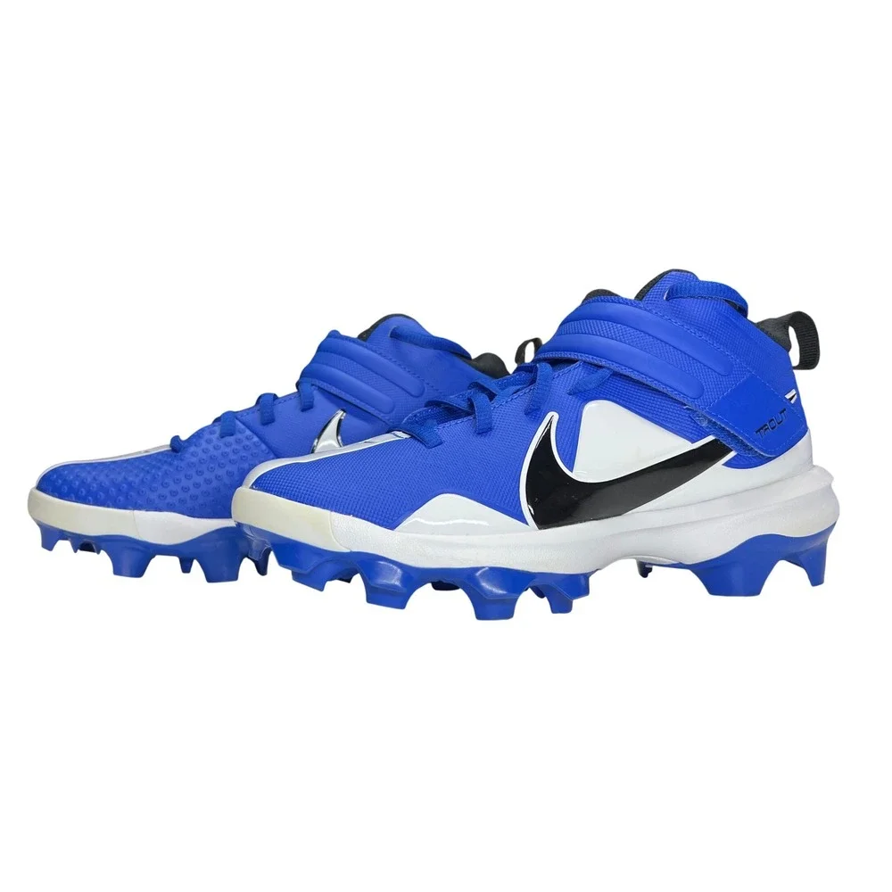 Nike Force Trout 7 Pro MCS Kids‎ Baseball Cleats Blue White CQ7643-402 6Y NEW